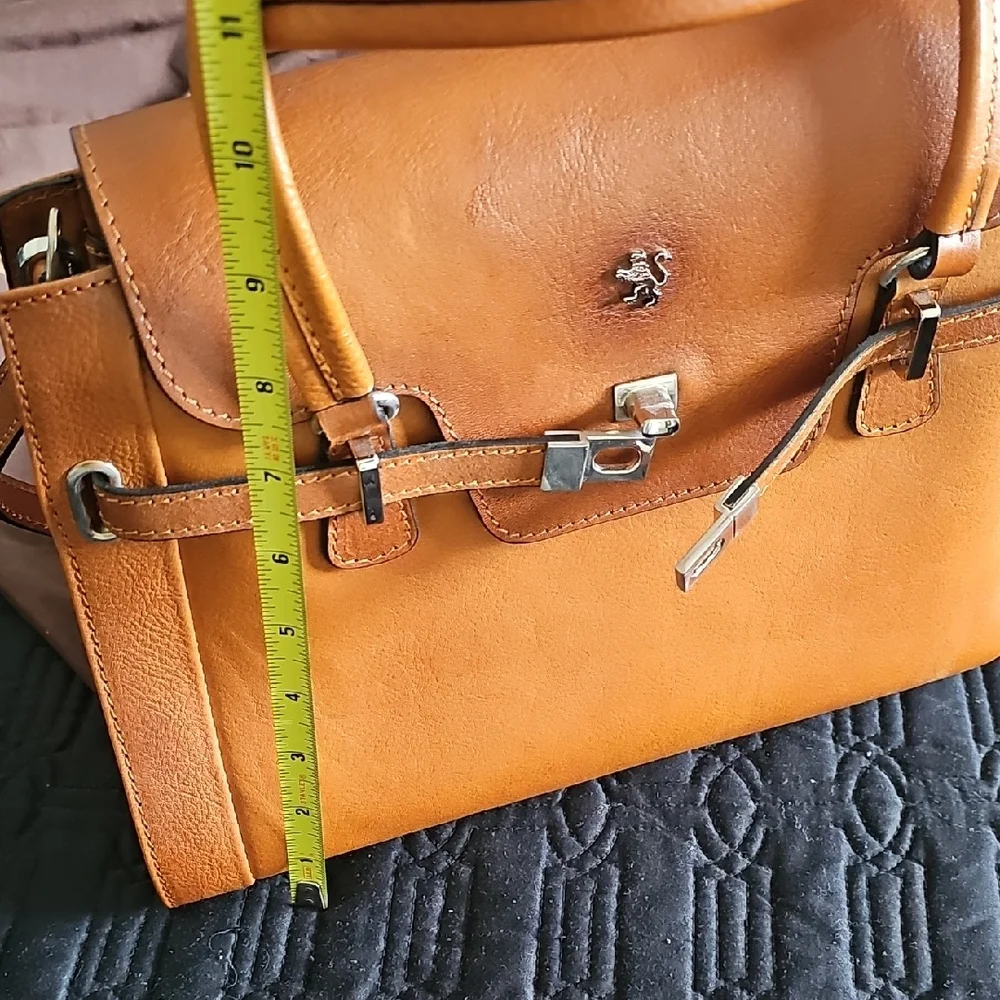 Pratesi Women's Cognac Brown Leather Satchel